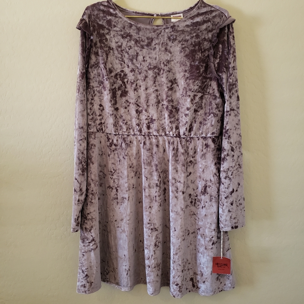 NWT Mossimo Crushed Velvet Dress 2XL